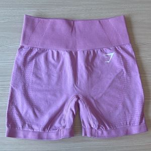 Baby Pink GYMSHARK Vital Seamless 2.0 Workout Shorts Size S Contour Details